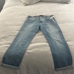 Never worn boyfriend cut jeans from Anthropologie